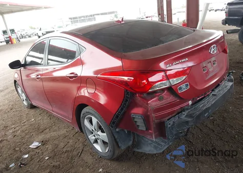 2013 Hyundai Elantra Gls from USA, damaged, VIN 5NPDH4AE2DH181817